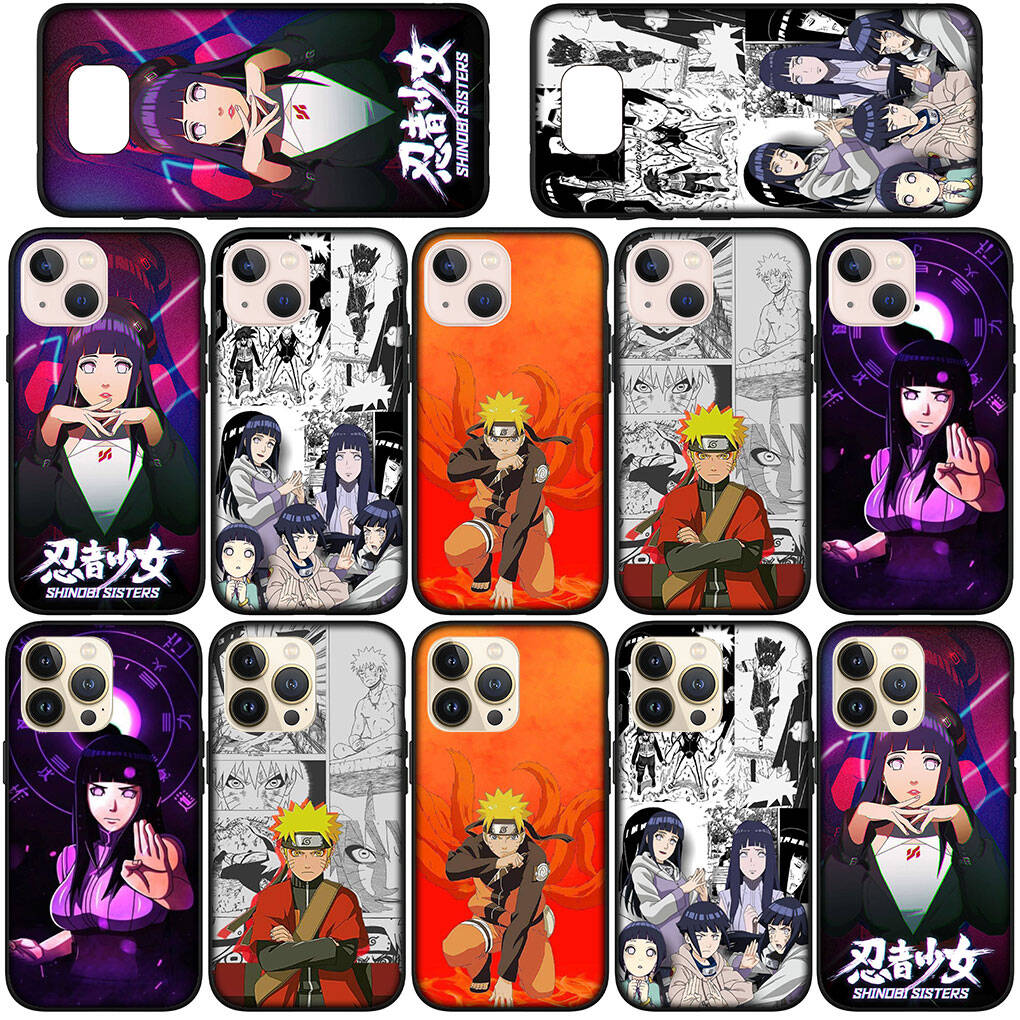 for Samsung Galaxy S25 S24 S23 S22 Ultra FE Plus A17 A37 A57 A56 A55 A06 A16 A15 A36 A26 A35 A05 A25 A54 A34 S9 Phone Case Hinata Hyuga Naruto Cover