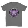 Футболки с винтажным логотипом Globo Gym Purple Cobras для мужчин, хлопковые футболки с круглым вырезом, футболка с коротким рукавом Dodgeball Movie, новый мерч
