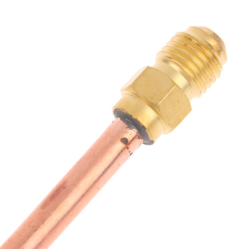Латунный фитинг-переходник для кондиционера, 45 градусов, SAE 1/4" 3/8" 1/2" 3/4", развальцованный соединитель с медной трубой