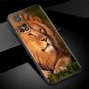Чехол для телефона Xiaomi Mi Poco X3 NFC 10T Pro 11T 11 Lite Note 10 M3 9T F3 CC9, черный мягкий чехол A2 F1 в виде ракушки, большая кошка, животное, лев