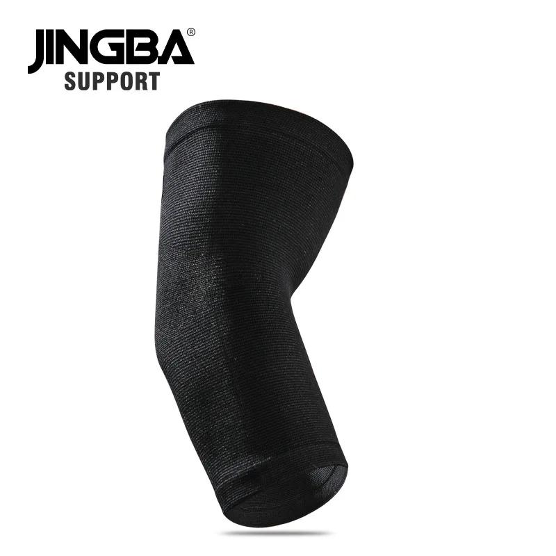Эластичный нарукавник Jingba, дышащий локтевой суппорт, компрессионный бандаж для спорта, баскетбола, бега, тенниса