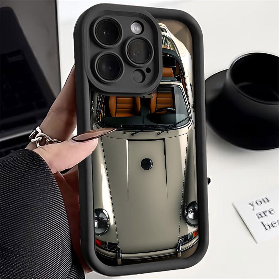 Мягкий чехол для IPhone 18 16e 15 16 14 Plus XS Max 13 12 11 Pro Max XR 17 Air Роскошный Модный Автомобили
