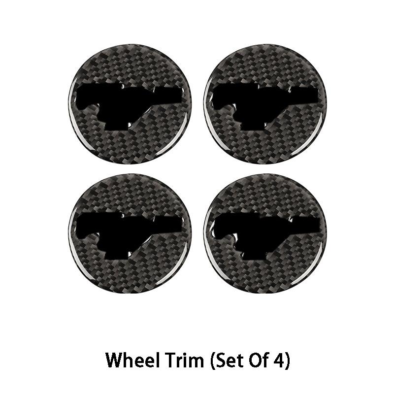 Наклейка на внутреннюю отделку из углеродного волокна, стиль украшения, автомобильные аксессуары для Ford Mustang 2015-модификация интерьера