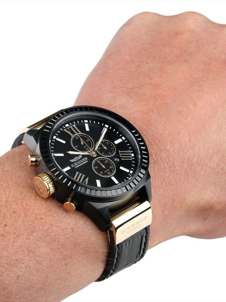 Часы Hemmer Немецкий бренд Унисекс Японский кварцевый хронограф 45 мм 10 АТМ Ограниченная серия 999 экземпляров Dark Secret BD-03 [Товар]