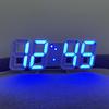 Luxury 3D LED Digital Wall & Desktop Clock - Luminous Alarm for Living Room