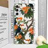 Мультяшные Листья Пальма Цветы Птица Чехол для Телефона для Oppo Reno 13 F 12 11 10 Pro Plus 8T A79 A58 A92 Find X3 Lite 5G Мягкий Чехол