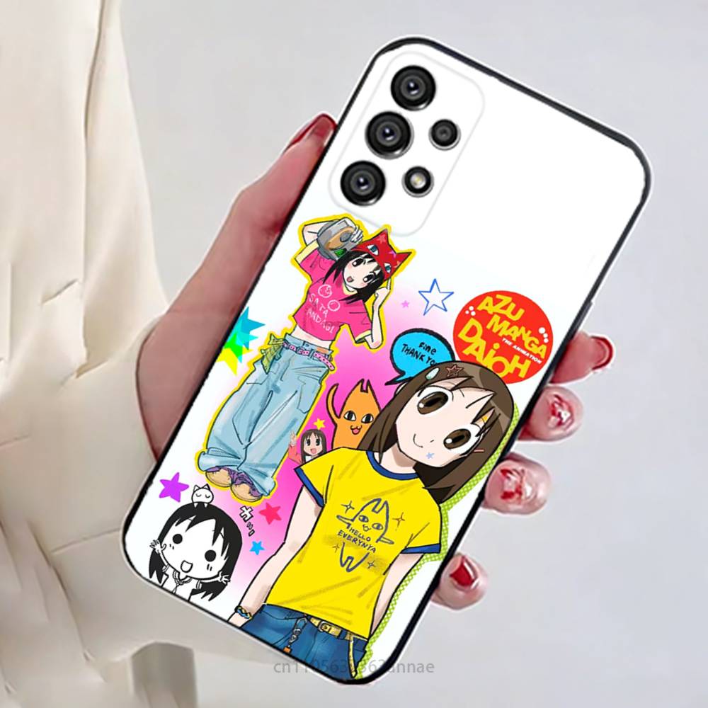 KASUGA AYUMU Azumanga Daioh Чехол для телефона Samsung Galaxy A13,21s,22,31,32,52,53,71,80,A91 Мягкий черный корпус
