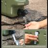 Outdoor Portable Water Tank Large Capacity Water Container Waterproof Bin with Detachable Faucet No Leakage for Camping Fishing