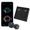 Мотоциклетная TPMS, Bluetooth 5.0, Приложение, Сигнализация давления и температуры в реальном времени, IP67 Водонепроницаемая, для Мотоцикла, Скутера, Квадроцикла