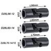 1PCS Precision Cross Universal Joint Coupling WSD Single Joint Universal Joint Transmission Shaft Cross Shaft Coupler 6-22mm