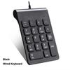 2.4G Portable Wireless Ultra-Thin Numeric Keypad 18 Keys Number Pad Digital Keyboard