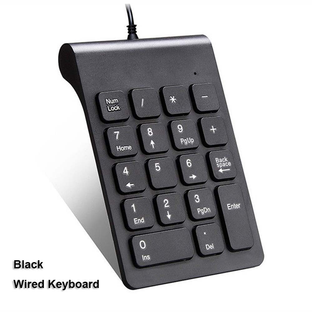 2.4G Portable Wireless Ultra-Thin Numeric Keypad 18 Keys Number Pad Digital Keyboard