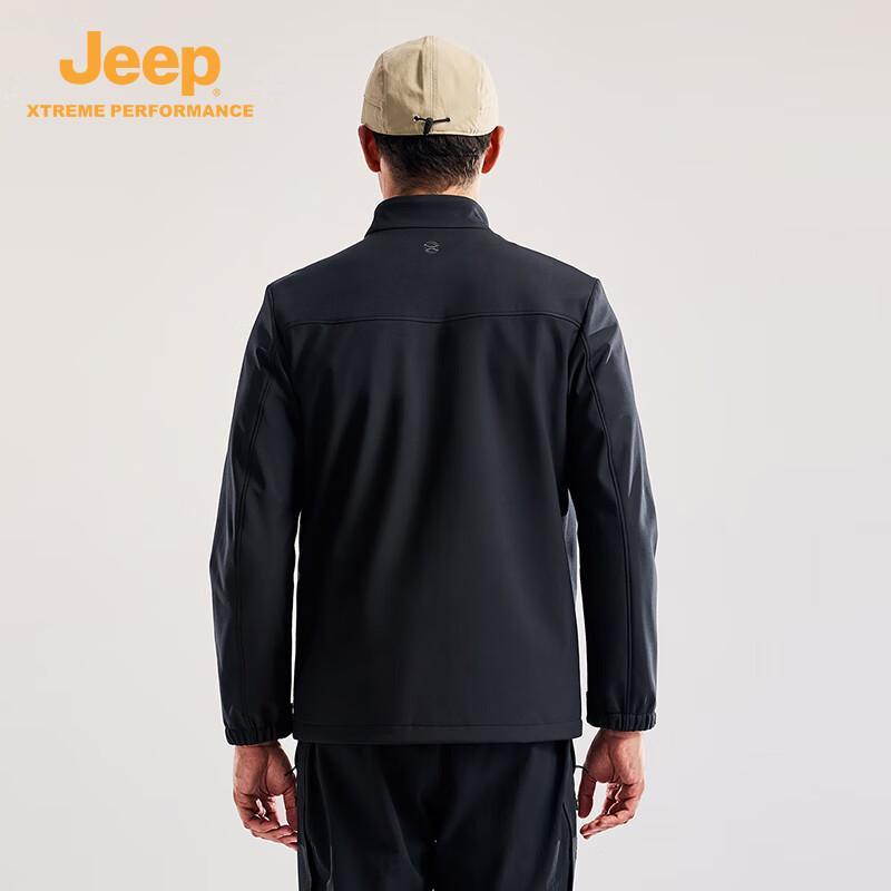 Jeep Мужская ветрозащитная софтшелл куртка для активного отдыха