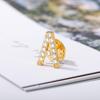 A-Z Letter Brooches For Women Initial Name Brooch Pins For Suit Shirt Collar Accessories   Brooch Jewelry