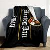 King'S Beer Flannel Blanket Throw Blanket Soft Warm Sofa Bed Camping Home Decor Unique Christmas Gift C9261589