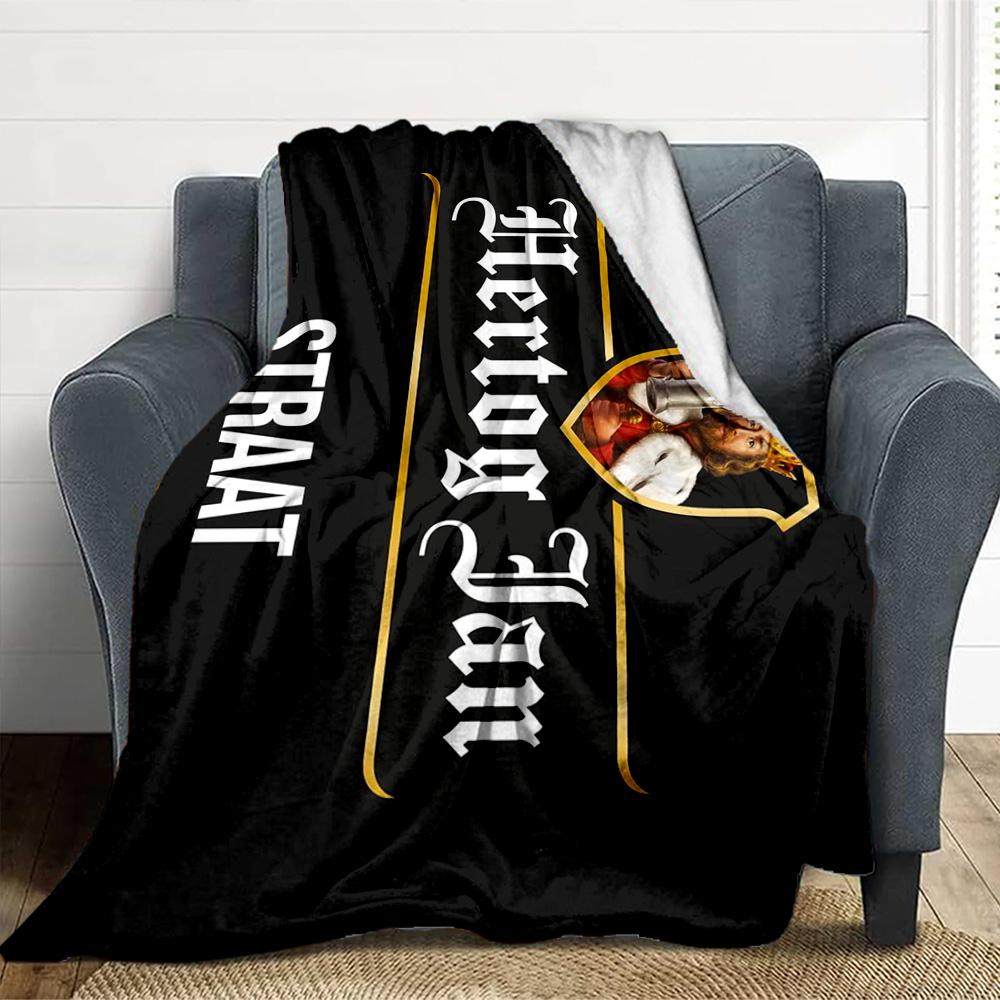 King'S Beer Flannel Blanket Throw Blanket Soft Warm Sofa Bed Camping home Decor Unique Christmas Gift C9261589