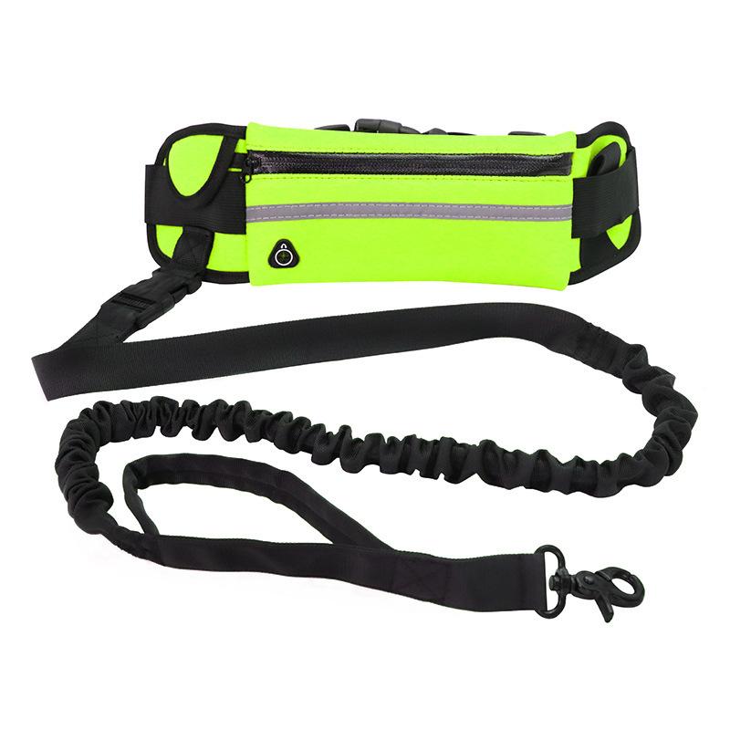 Sports Fanny Pack Dog Leash, Pet Running Leash, Dog Leash with Reflective Strip Outdoor Products