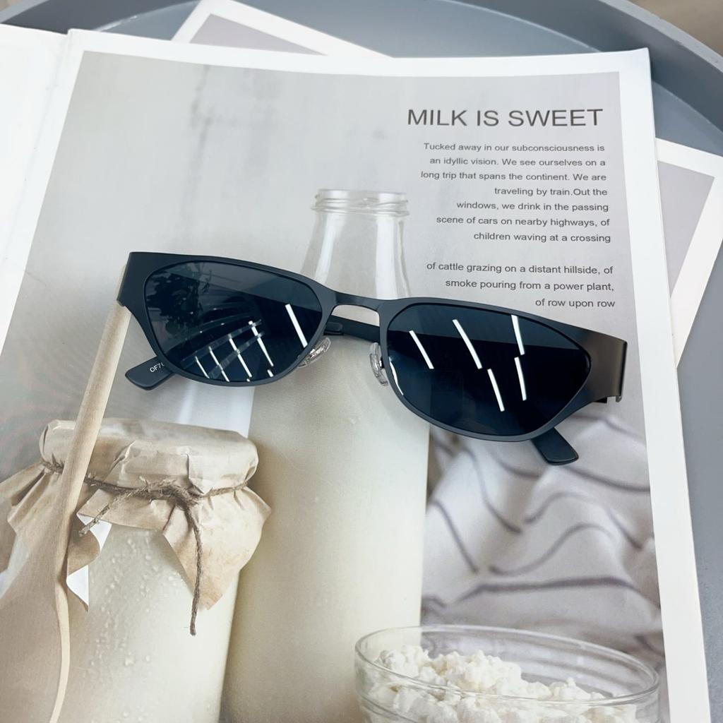 Винтажные Модные Металлические Солнцезащитные Очки Маленькой Оправы Кошачий Глаз Женские Мужские Солнцезащитные Очки Панк Роскошный Бренд Дизайнер Хип-Хоп Очки