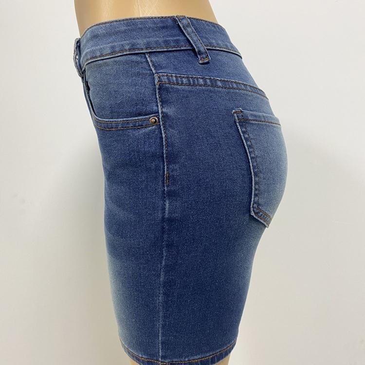 Summer Women's Models Retro Slim Thin Denim Shorts