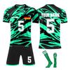 Personalised Shirts Kit Mens Girls With Name Number Custom Football Jerseys For Boys Training Suit