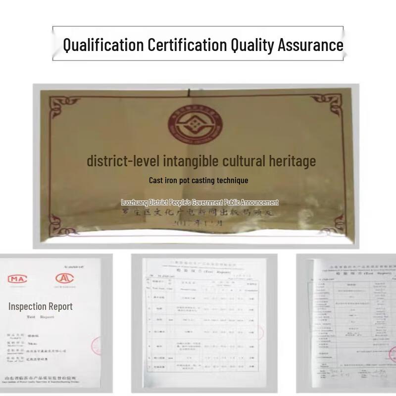 GOWKE 60cm Traditional Uncoated Cast Iron Wok