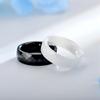 3/6mm Ceramic Rings For Women Men Black White Color Fashion Jewelry Finger Ring High Quality Gifts