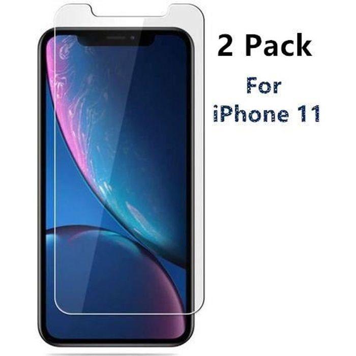 Screen Protector - Apple - iPhone 11 - Tempered Glass - Pack of 2 - Scratch Resistant