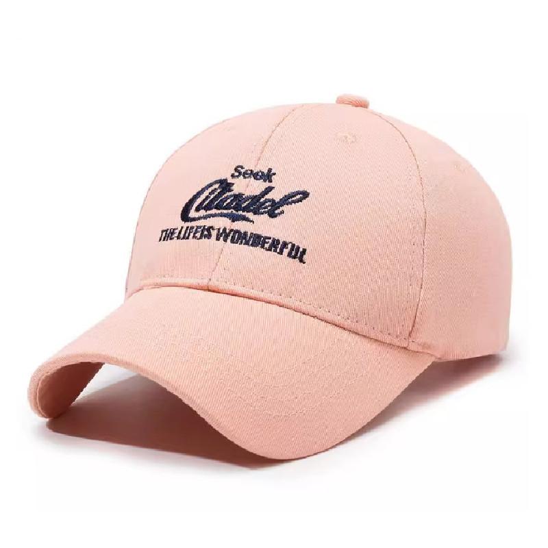 Embroidery Trendy Letter Adjustable Cotton Baseball Hat Details Street Look