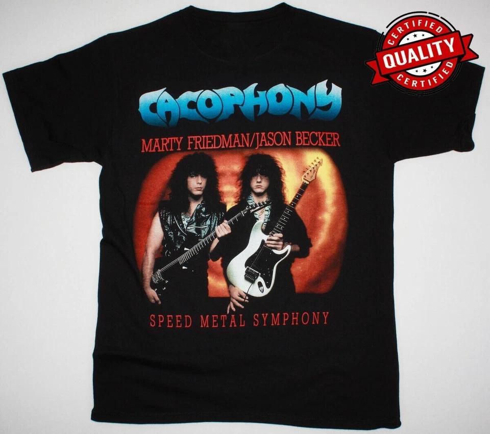 Vintage Cacophony Jason Becker Men T-shirt Black Unisex All sizes S-4XL
