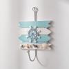 Coat Hook with Hanging Holes No Drilling Needed Hooks Marine Style Iron Wall Hook for Entryway Bathroom Kitchen Keys