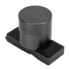 Magnetic Billiard Chalk Holder Aluminium Alloy Round Snooker Cue Chalk Box with Fixed Clip Portable