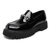 Thick Soled Black Men's Loafers New Designer Trend Styles Outdoor Fashion Party Daily Office Youth Hot Selling Shoes Plus Size