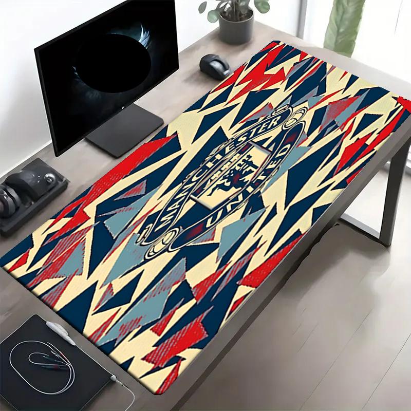 Football United F.C Print Mouse Pad, Anti‑Slip Desktop keyboard Mat, for PC Laptop Gaming Working Daily Use, Cool Festival Surprise Gift