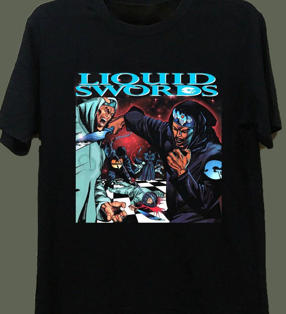 Liquid Swords Album Hip Hop Rap GZA T Shirt Gift For Fans All Sizes Unisex T-Shirt