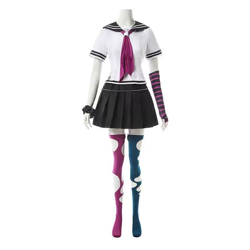 Костюм для косплея Миоды Ибуки из Danganronpa 2, Японская школьная форма сейлор, Сценический наряд
