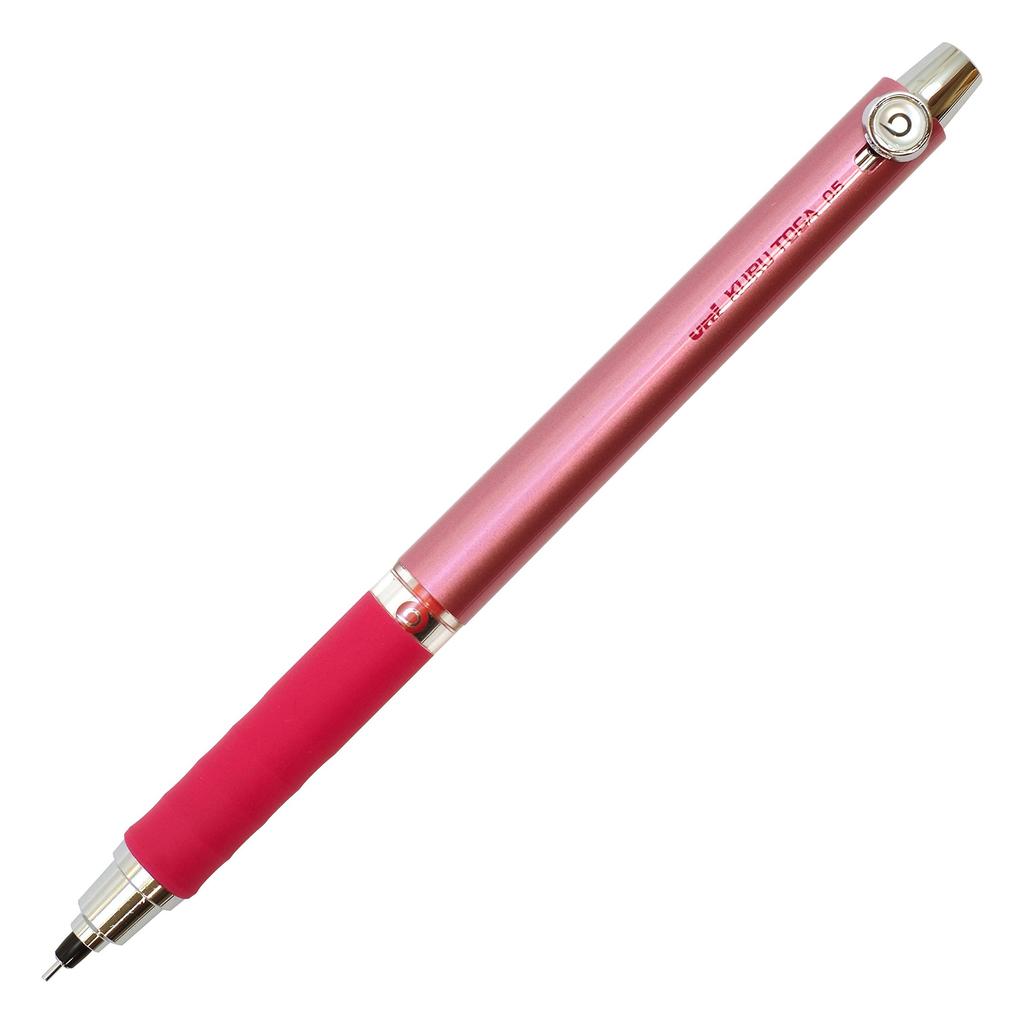 Mitsubishi Pencil Механический карандаш Kurutoga с резиновым грипом, розовый, 0,5 M56561P.13