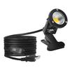 Rainproof and Waterproof LED Clip-on Light, 7W, 630lm, 3m Cord Length, LED Spotlight, Outdoor Lighting for Signs, Stores, Desk Lamps, Arm Lights,
