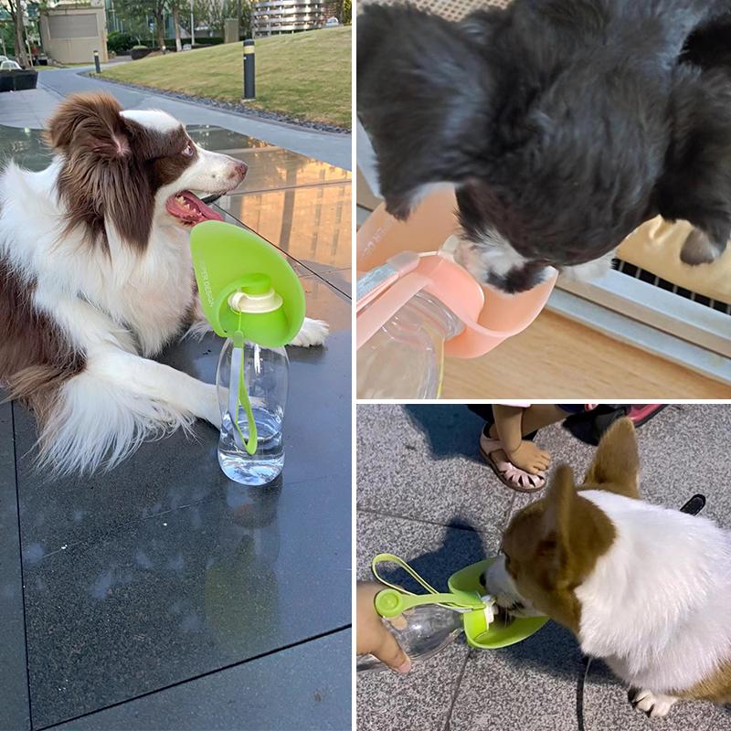 Портативная бутылка для воды для собак, силиконовый герметичный диспенсер для воды для щенков и кошек, прогулочная поилка для маленьких и больших собак, товары для домашних животных