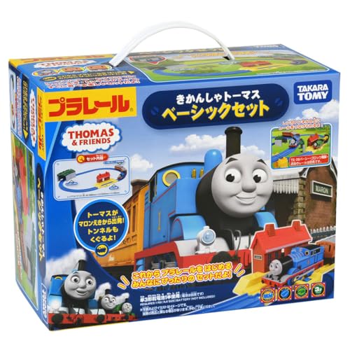 Takara Tomy "Plarail Томас и друзья Базовый набор" Игрушка-поезд для детей от 3 лет и старше, Соответствует стандартам безопасности игрушек и сертифицирована знаком ST