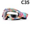 Motorcycle Goggles Water Transfer Off-road Outdoor Riding Sports Glasses Ski Goggles Windproof Glasses