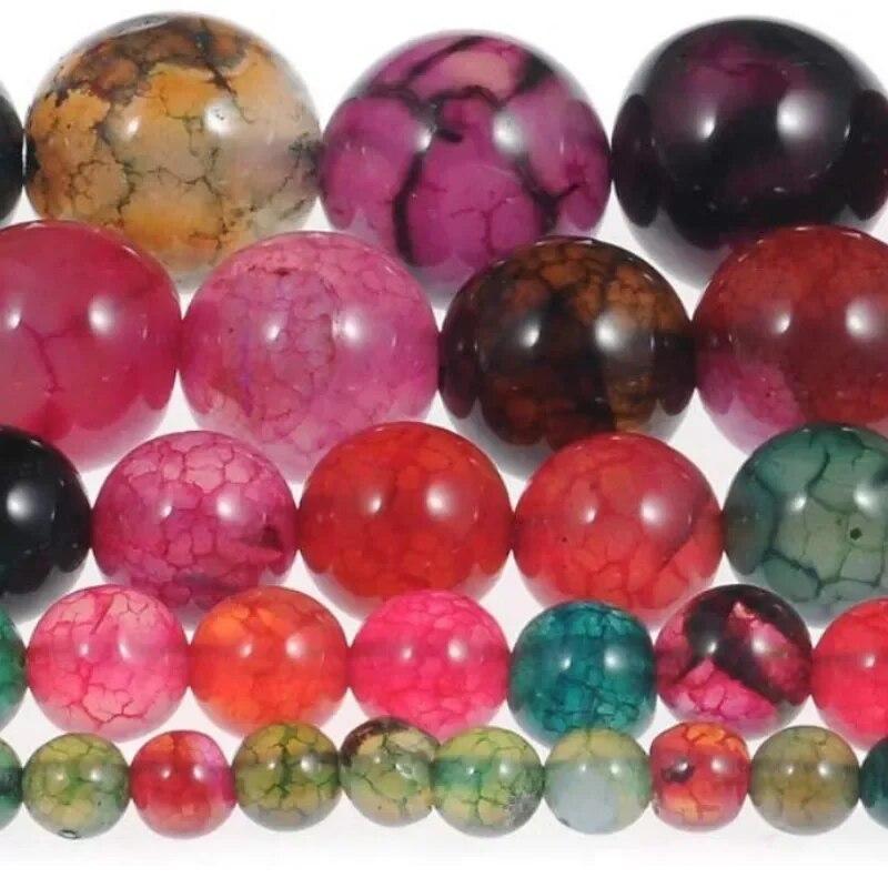 Турмалин Агат свободные бусины натуральный драгоценный камень гладкий круглый для изготовления ювелирных изделий