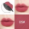 Zipped Lip Lipstick Lazy Lip Shape Lipstick Does Not Fade Mist Face Makeup Matte Velvet Lipstick Big Red Lipstick