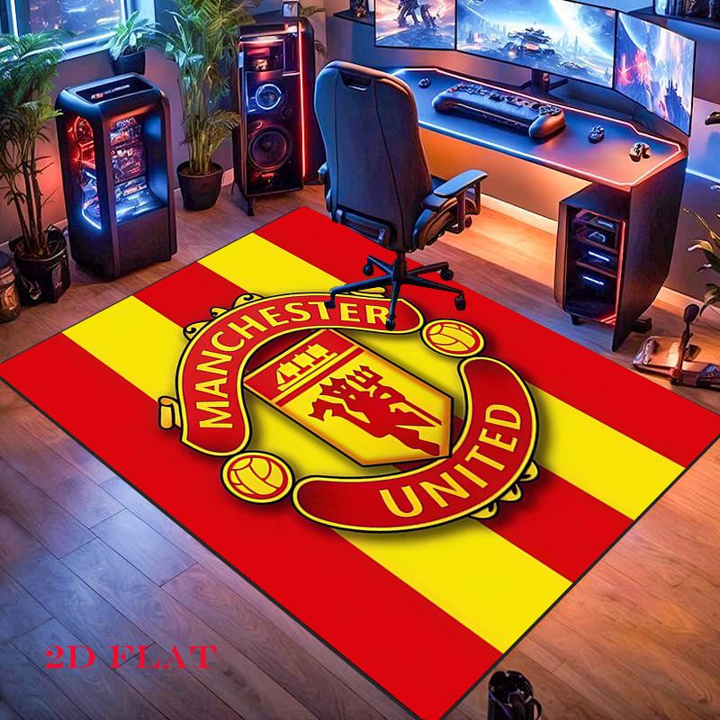 Ковер Man Utd для гостиной, спальни, дома, украшение дивана, нескользящий коврик для детских игр