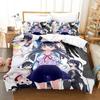 Опасности в моем сердце Комплект постельного белья Односпальная кровать Твин Full Queen King Size Комплект постельного белья для взрослых и детей Спальня Пододеяльник Наборы Аниме-кровать