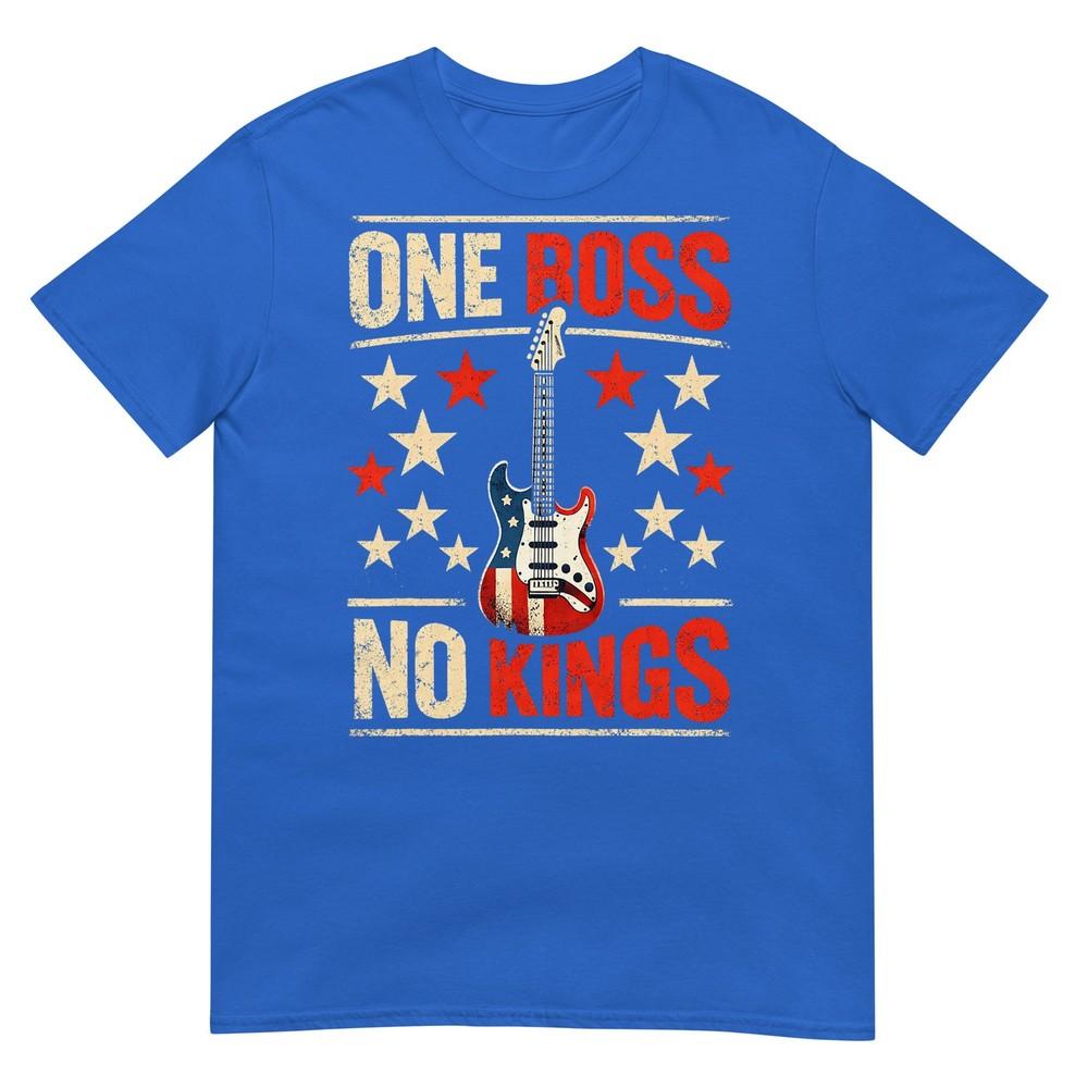 One Boss No Kings Monarchy Political Freedom March 28 2026 Tshirt