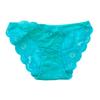 KarlyShop Import Full Lace Asymmetrical Free Green Women's Panties, Sexy, Sheer, Full-Back Underwear, 8812,