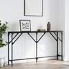 VidaXL Console Table Black 140x23x75 Cm Engineered Wood 837772