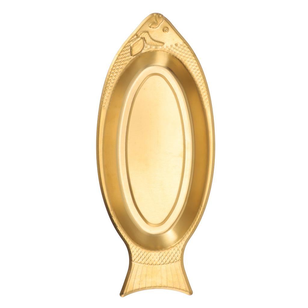 Serving Platter Fish Shaped Stainless Steel Extremely Thick Fish Platter Dishes for Birthday
