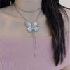 Flower Y2K Tassel Necklace Star Women's Choker Fashion Butterfly Necklace  Girls