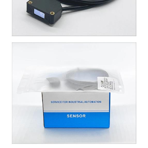 Cloweit Square Laser Sensor 35cm 8m Adjustable NPN PNP Diffuse/Specular Reflection Optical Infrared Photo Proximity Switches E3Z